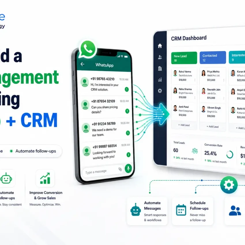 How to Build a Lead Management System Using WhatsApp + CRM