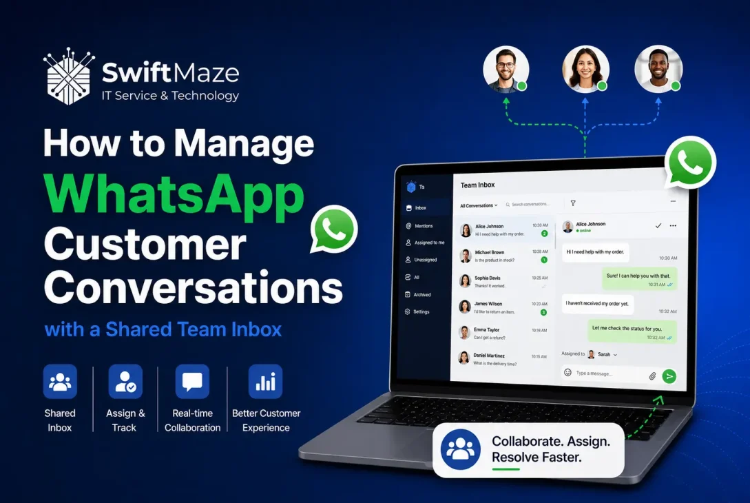 WhatsApp shared team inbox for managing customer conversations