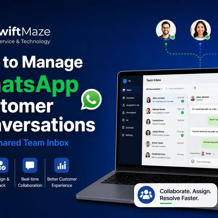 WhatsApp shared team inbox for managing customer conversations